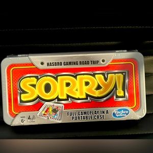 Portable sorry game